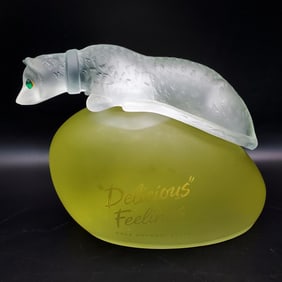 Large Gayle Hayman Glass Perfume Factice Bottle