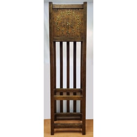Antique Mission Style Grandfather Clock