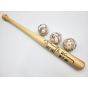 Baseball Bat & 3 Baseballs After Keith Haring
