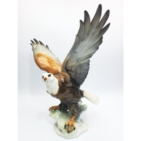 Hutschenreuther Art Deco Porcelain Figure of Eagle