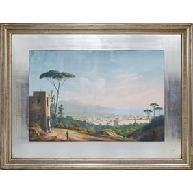 Antique Painting Watercolor on Paper