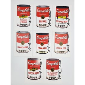 After Andy Warhol 8 Signed "Campbell's Soup" Cards