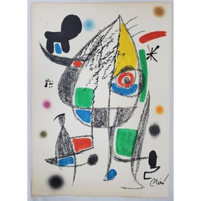 Joan Miro, Spanish (1893-1983) Lithograph