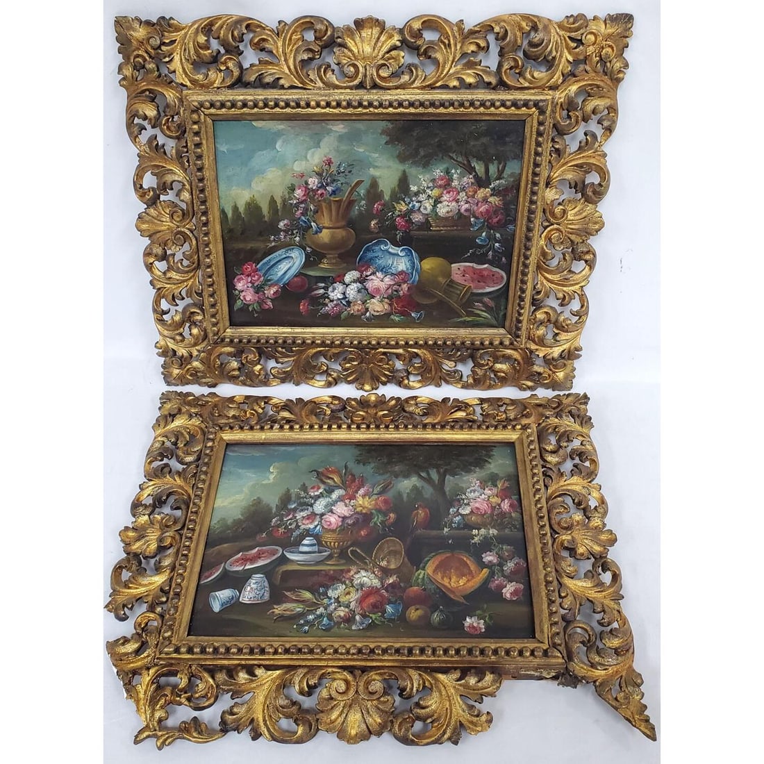 2 Antique Paintings Oil on Board (1 of 7)