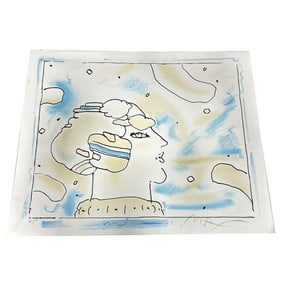 Peter Max, American (b. 1937) Signed Lithograph