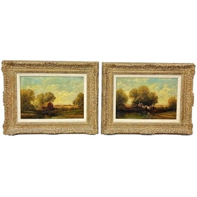 William Harris (1856 - 1929) Pair of Oil Paintings