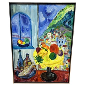 Amos Yaskil, Israeli (b. 1935) Large Painting