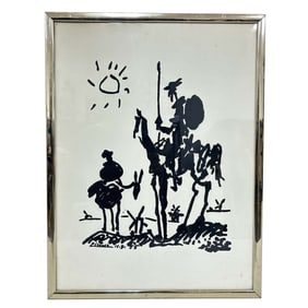 After Pablo Picasso 1950s Print "Don Quixote"