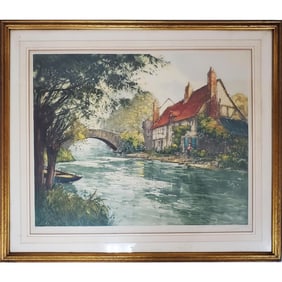 Paul Emile Lecomte, French (1877-1950) Etching