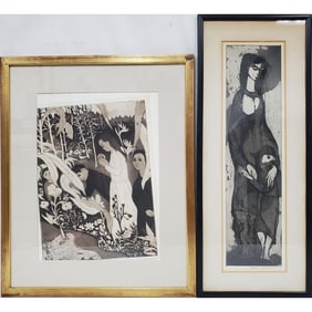 Jack Bilander (American, 1919-2008) Etchings