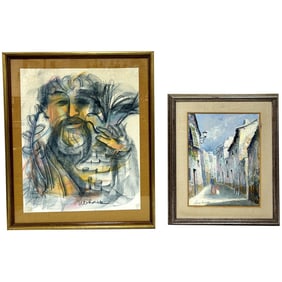 2 Vintage Signed Paintings
