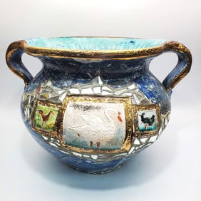 Jean Girel, French (b.1947) Large Pottery Vase