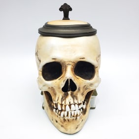 German Stein in The Form of a Skull