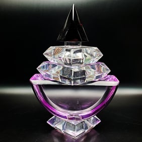 Vintage Hivo Van Teal Lucite Sculpture