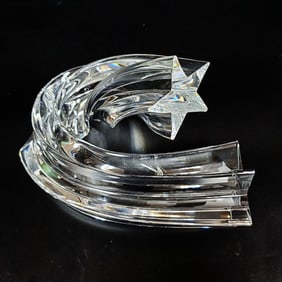 Vintage Steuben Crystal "Starstream" Sculpture
