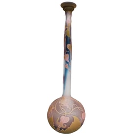 Galle  Art Nouveau Triple Overlaid Cameo Glass