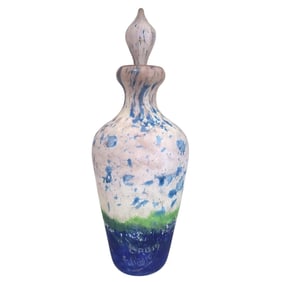 Daum Nancy Vitrified Glass Perfume Bottle
