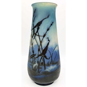 Galle French Art Nouveau Cameo & Intaglio Glass