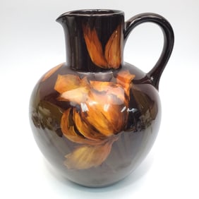 Antique 19th Century Rockwood Pottery Pitcher