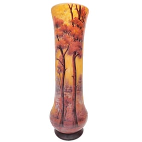 Daum Nancy  Art Nouveau Cameo Glass Vase