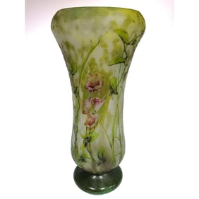Daum Nancy  Art Nouveau Cameo Glass Vase