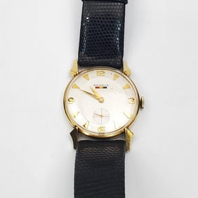 Vintage 14K Yellow Gold "Benrus" Men's Watch
