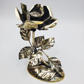 Judaica Vintage Sterling Silver Besamim Spice Box