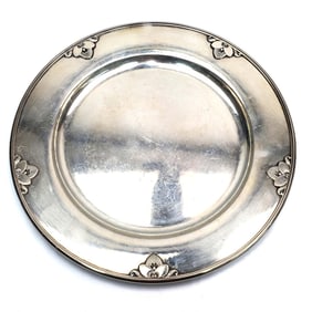 Georg Jensen Denmark Sterling Silver Dessin Plate
