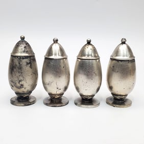 Set of 4 Georg Jensen Denmark Sterling Silver