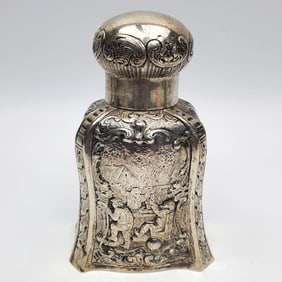 Antique Dutch Silver Tea Caddy