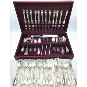 65 Buccallati Sterling Silver Versailles Flatware