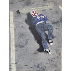 Leyla Sefket (Turkish American, B. 2003) Painting