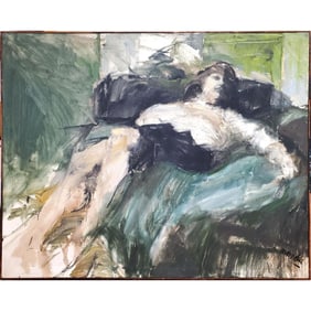 Very Large Signed Painting Oil on Canvas