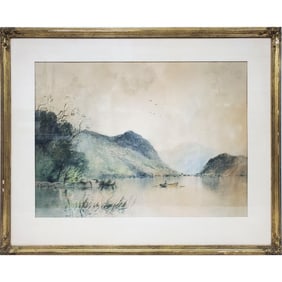 Signed "G. Thompson" Watercolor Painting