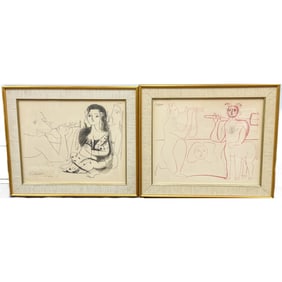 Pablo Picasso, Spanish (1881-1973) 2 Lithographs