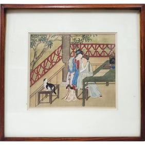 Antique Chinese Qing Dynasty Painting