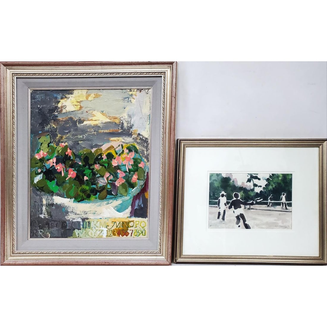 Lot of 2 Fine Signed Paintings (1 of 6)