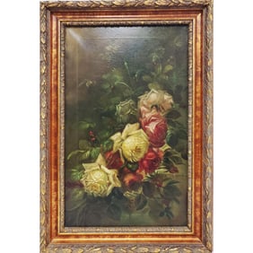 Antique Signed "A. Buccini" Fine Oil Painting