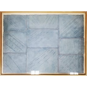 Emily Fuller, American (20th C.) Painted Collage