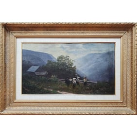 William Henry Lord, American 19th c. Oil Painting