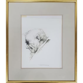 John Grabach, American (1886-1981) Ink Drawing