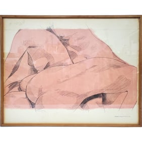 Paul Waldman, American (b.1936) Large Drawing