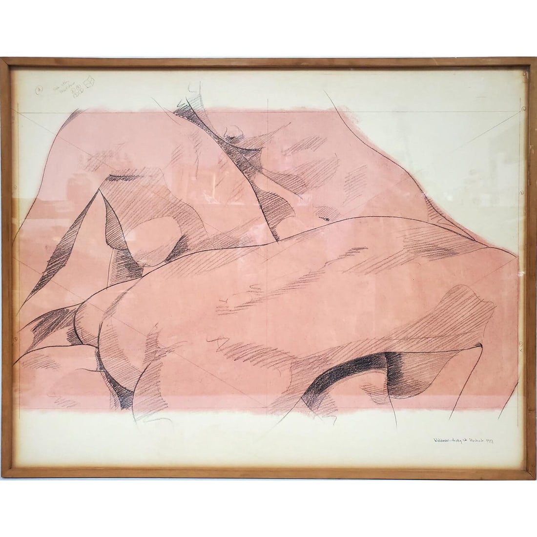 Paul Waldman, American (b.1936) Large Drawing (1 of 3)