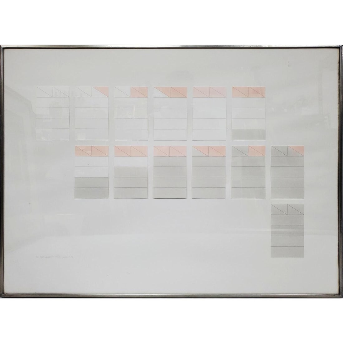 Paul Waldman, American (b.1936) Collage: Paul Waldman, American (b.1936) Collage on Paper "Tony's Lunch". Signed Lower Left, Dated 9 of '75 & Marked Artist Proof. In Original Frame Under Plexiglass. Has Not Been Examined Out of Frame. Condit