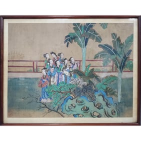 Antique Chinese Ming Dynasty Signed Painting