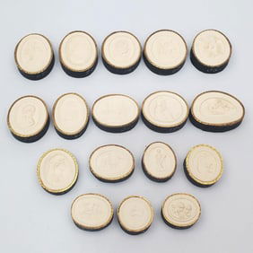 17 Antique Italian Grand Tour Intaglios Cameos