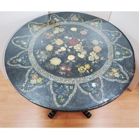 Antique French Napoleon III Round Table