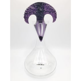 Lalique France "Raisins" Glass Decanter