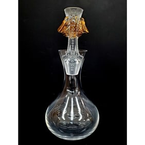 Lalique France "Abeilles" Glass Decanter