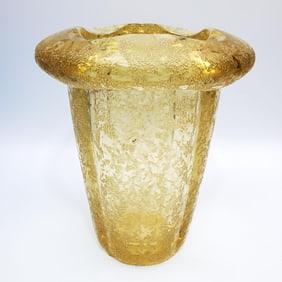 Daum Nancy Art Deco Acid Cut Glass Vase 1930